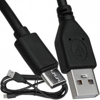 Шнур шт.USB А -шт.USB type C, 1,5м, чёрный. Киев. фото 1 Шнур шт.USB А -шт.USB type C, 1,5м, чёрный. Киев. фото 1