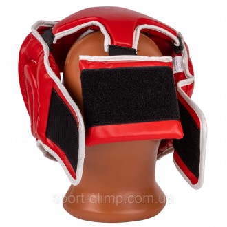 Боксерский шлем тренировочный PowerPlay 3100 PU Красный S
Назначение: шлем предн. . фото 4