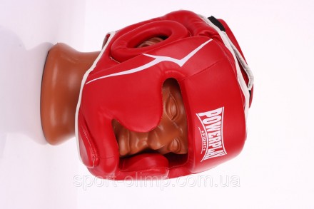 Боксерский шлем тренировочный PowerPlay 3100 PU Красный S
Назначение: шлем предн. . фото 10