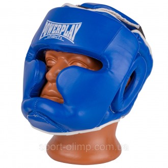 Боксерский шлем тренировочный PowerPlay 3100 PU Синий S
Назначение: шлем предназ. . фото 3