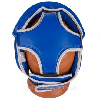 Боксерский шлем тренировочный PowerPlay 3100 PU Синий S
Назначение: шлем предназ. . фото 6