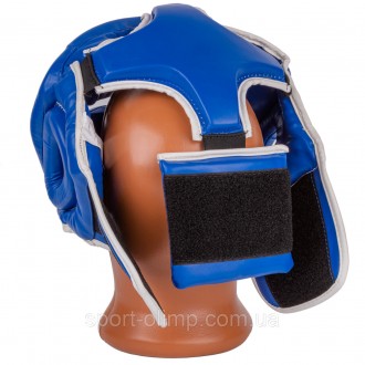 Боксерский шлем тренировочный PowerPlay 3100 PU Синий S
Назначение: шлем предназ. . фото 4
