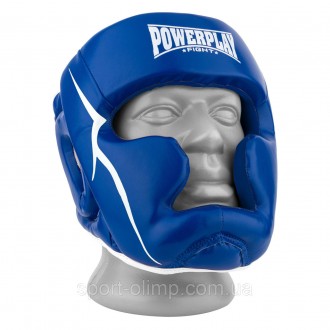 Боксерский шлем тренировочный PowerPlay 3100 PU Синий S
Назначение: шлем предназ. . фото 2