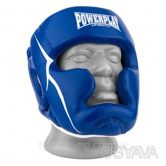 Боксерский шлем тренировочный PowerPlay 3100 PU Синий S
Назначение: шлем предназ. . фото 1