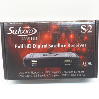 Ресивер Satcom 4110 HD предназначен для просмотра спутниковых каналов в стандарт. . фото 3