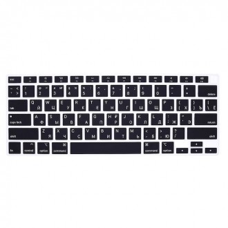 Клавиатура для MacBook Air 13" 2020 M1 A2337/А2179 силиконовая защитная US, Черн. Харків. фото 1 Клавиатура для MacBook Air 13" 2020 M1 A2337/А2179 силиконовая защитная US, Черн. Харків. фото 1