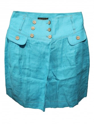 Модна юбка декорована спереду двома кишенями-обманками, має 2 кишені по бокам(як. . фото 2