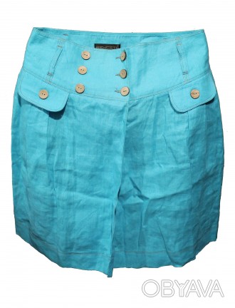 Модна юбка декорована спереду двома кишенями-обманками, має 2 кишені по бокам(як. . фото 1