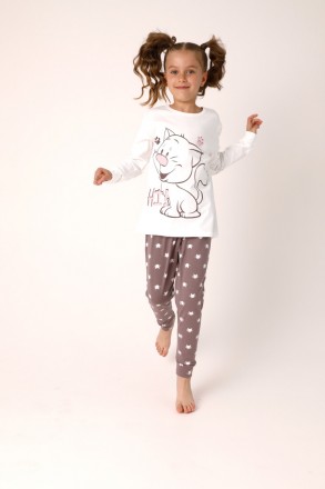 Детская пижама для девочки (домашний костюм). Проихводство Турция 
Детская разме. . фото 4