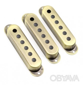 Комплект крышек 3 штуки для синглов электрогитары Fender Stratocaster Ibanes Shu. . фото 1