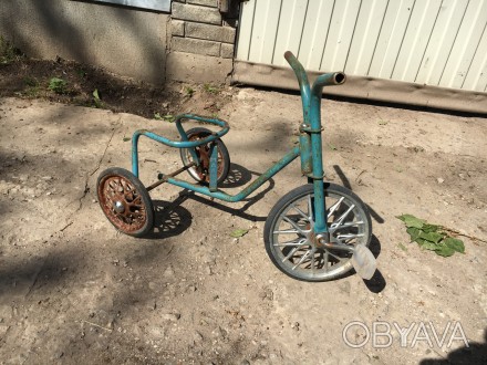 Продам Детский Велосипед МАЛЫШ не комплект СССР состояние хорошея в роботе был м. . фото 1