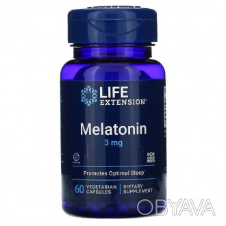 Мелатонін 3 мг Лайф Экстэншн Life Extension - це харчова добавка, яка сприяє опт. . фото 1