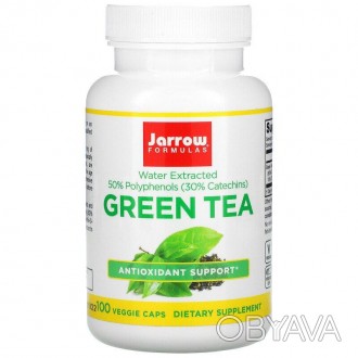 Зеленый чай 500 мг Джэрроу Формула Jarrow Formulas прошел водную экстракцию и со. . фото 1
