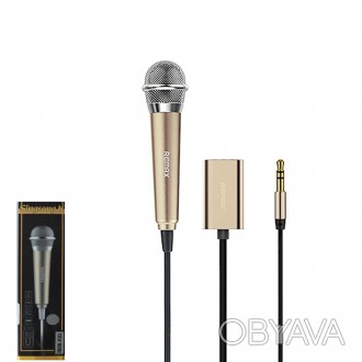 Мікрофон Remax RMK-K01 виконаний в стильному ретро дизайні, може бути використан. . фото 1