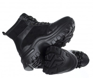 Кросівки жіночі зимові чорні на хутрі b-123
Код b-123
Матеріал верху: еко шкіра . . фото 9