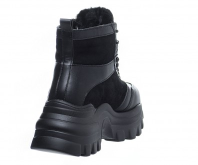 Кросівки жіночі зимові чорні на хутрі b-123
Код b-123
Матеріал верху: еко шкіра . . фото 6