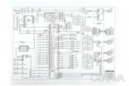 Decal; electrical diagram CIM5Роз'єм підключення шланга Запасні частини для холо. . фото 1