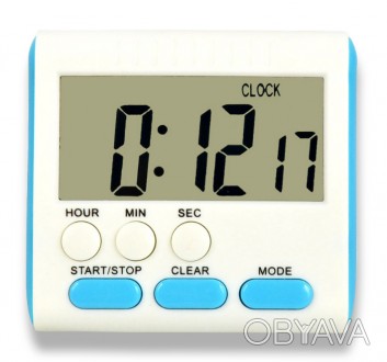 
24-х часовой кухонный таймер, секундомер и часы
 
Цифровой кухонный таймер с бо. . фото 1