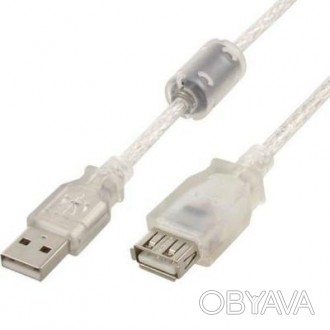 Дата кабель  USB 2.0 AM/AF 2.0m Cablexpert (CCF-USB2-AMAF-TR-2M)На современном р. . фото 1
