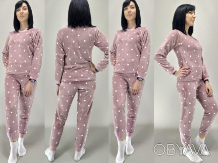 Женская и подростковая теплая пижама 
Ткань: махра велсофт
38(130/140) - 320 грн. . фото 1