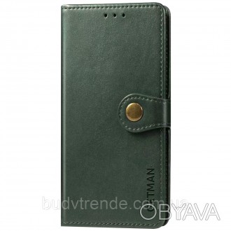 Кожаный чехол книжка GETMAN Gallant (PU) для Xiaomi Mi Note 10 / Note 10 Pro / M. . фото 1