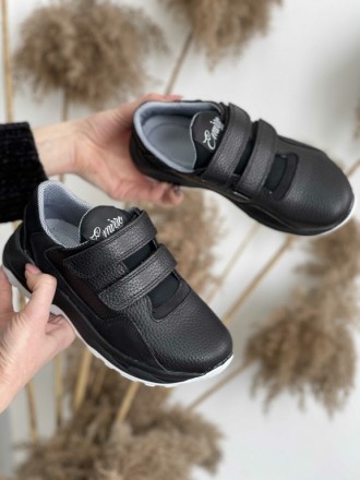 Детские кроссовки кожаные весна/осень черные SL-Emirro-316 L Black Edition. Николаев. фото 1 Детские кроссовки кожаные весна/осень черные SL-Emirro-316 L Black Edition. Николаев. фото 1