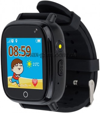 Дитячий смарт-годинник AmiGo GO001 iP67 black. Запорожье. фото 1 Дитячий смарт-годинник AmiGo GO001 iP67 black. Запорожье. фото 1