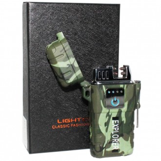 Зажигалка электроимпульсная Lighter Explorer JL317 аккумуляторная от USB, Электр. Киев. фото 1 Зажигалка электроимпульсная Lighter Explorer JL317 аккумуляторная от USB, Электр. Киев. фото 1