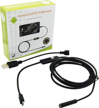 Камера Эндоскоп Android and PC Endoscope гибкая USB-камера. Киев. фото 1