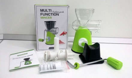 Мясорубка ручная Multi function mincer Зеленая. Київ. фото 1 Мясорубка ручная Multi function mincer Зеленая. Київ. фото 1