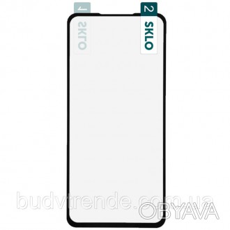 Гибкое защитное стекло SKLO Nano (тех.пак) для Huawei P40 Lite E / Y7p (2020) (Ч. . фото 1