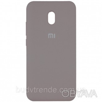 Чехол Silicone Cover Full Protective (AA) для Xiaomi Redmi 8a (Серый / Grey. . фото 1