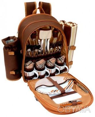 Тип набора: Вид: рюкзак; Материал cумки: ткань; Для: 4-х персон; Изотермический . . фото 1