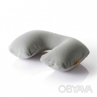 Классическая надувная подушка для шеи с мягким и удобным покрытием от британског. . фото 1
