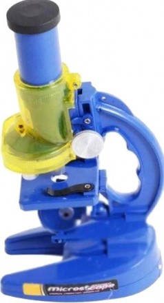 Детский набор микроскоп телескоп Limo Toy SK 0014, синий с чернымС помощью детск. . фото 3