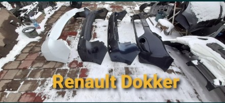 Бампер на Renault Dokker, доп фото на Viber, оригинал, звоните, с реальным покуп. . фото 2