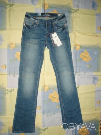 Новые синие стрейчевые джинсы турецкого бренда Colin’s, стиль каждодневный. . фото 1