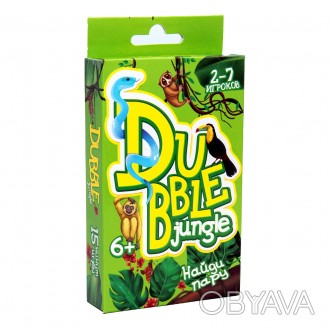 Карточная игра «Dubble jungle» 
«Dubble jungle» – активная карточная игра на пои. . фото 1
