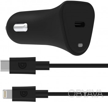  Автозарядка Griffin PowerJolt USB-C 18W - це універсальний зарядний рішення з ф. . фото 1