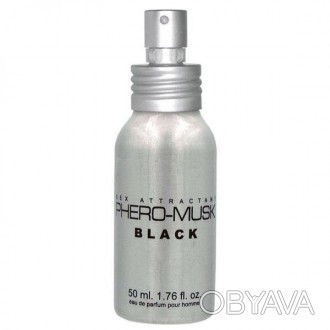PHERO-MUSK BLACK - препарат с современным, интригующим и очень мужским ароматом.. . фото 1