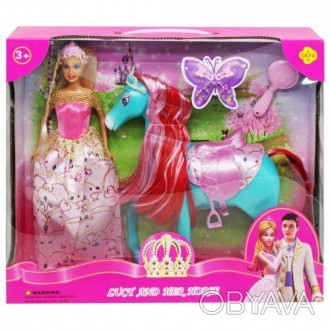 Кукла в наряде принцессы станет отличным подарком. В комплекте с куклой есть: ло. . фото 1