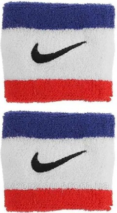 Напульсники Nike SWOOSH WRISTBANDS 2 шт HABANERO белые N.000.1565.620.OS
Артикул. . фото 3