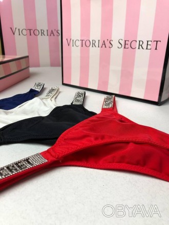 Набір жіночих трусиків Віктория Сікрет з 4 штук Комплект жіночий Victoria's Secr. . фото 1