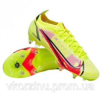 Бутсы детские Nike MERCURIAL VAPOR 14 ELITE SG-PRO AC салатовые CV0988-760 42. Херсон. фото 1 Бутсы детские Nike MERCURIAL VAPOR 14 ELITE SG-PRO AC салатовые CV0988-760 42. Херсон. фото 1