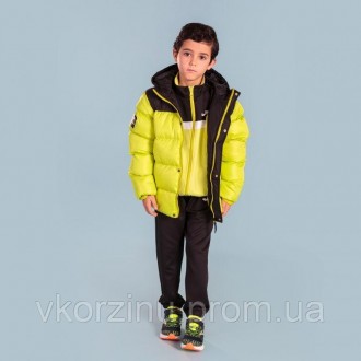 РАЗМЕРЫ В НАЛИЧИИ: [ XL | S | M | L ] Куртка зимняя с капюшоном Joma PARK желто-. . фото 4