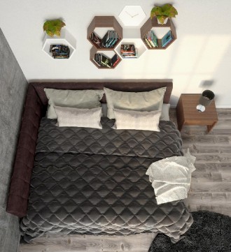 
Односпальне ліжко Лео з підйомним механізмом 120x190 - затишне, м’яке та чарує . . фото 3