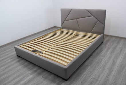 
Стильне односпальне ліжко Ізі з підйомним механізмом 90x190 додасть сучасності . . фото 2