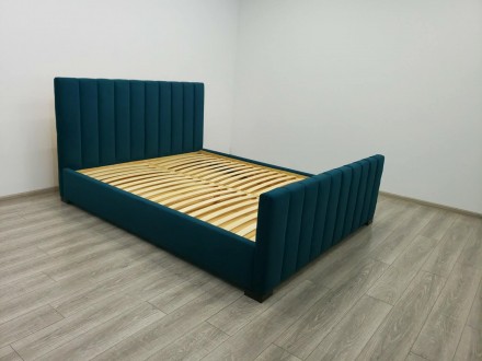 
Односпальне ліжко Амелія 2 з підйомним механізмом 90x190 розкішна модель, основ. . фото 2