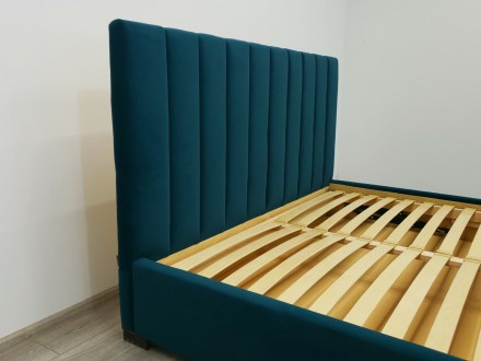 
Односпальне ліжко Амелія 2 з підйомним механізмом 90x190 розкішна модель, основ. . фото 4