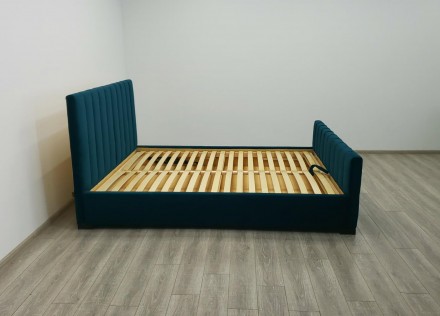 
Односпальне ліжко Амелія 2 з підйомним механізмом 90x190 розкішна модель, основ. . фото 3